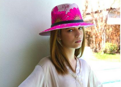 Hand painted hat