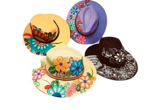 Hand painted hat