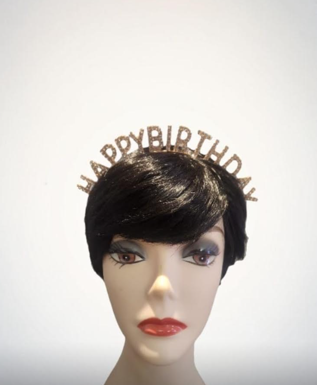 Happy Birthday Metal Headbands