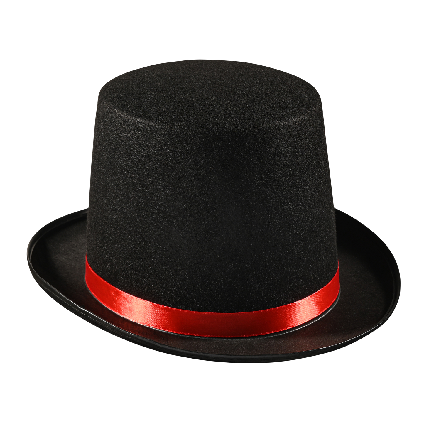 Red Trimmed Tuxedo Top Hat