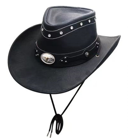 Western Hat with Tie-up String
