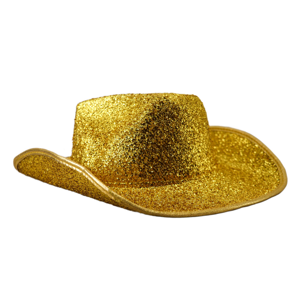 Glitter Grass Cowboy Party Hat