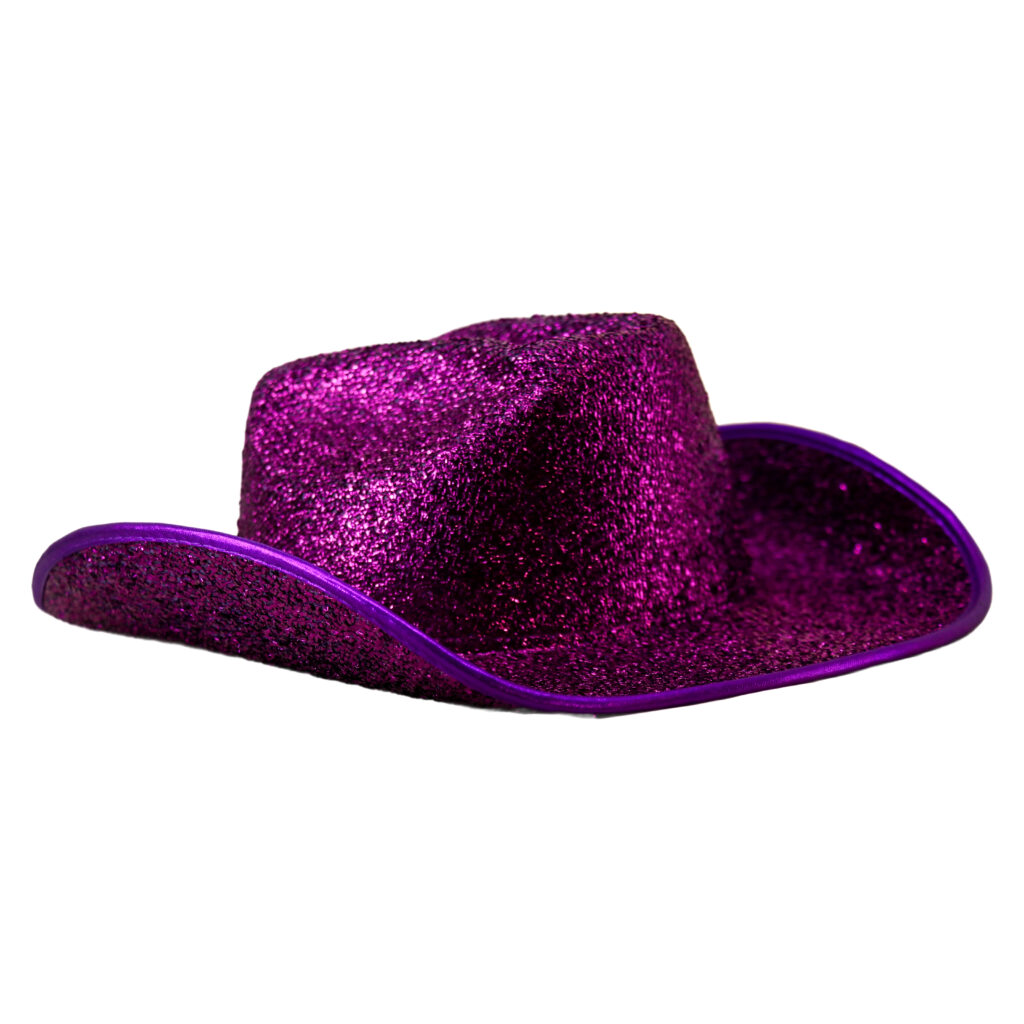 Glitter Grass Cowboy Party Hat