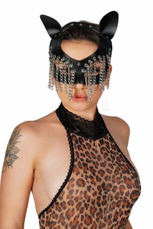 Leatherette Face Mask