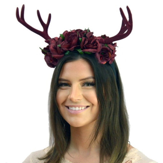 Rose Antler Headband