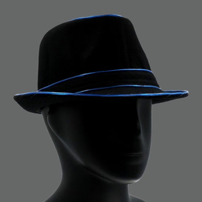 LED Flash Fedora Hat