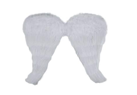 Angel Wings 14" White Feather