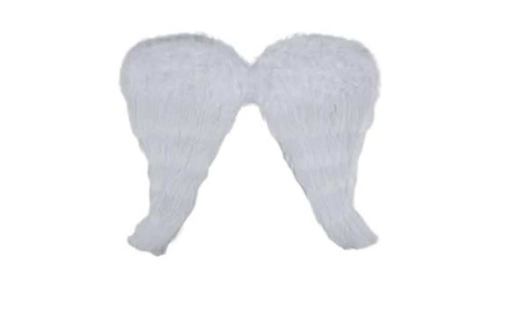 Angel Wings 18" White Feather