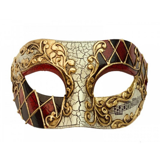 Diamond Pattern Venetian Mask