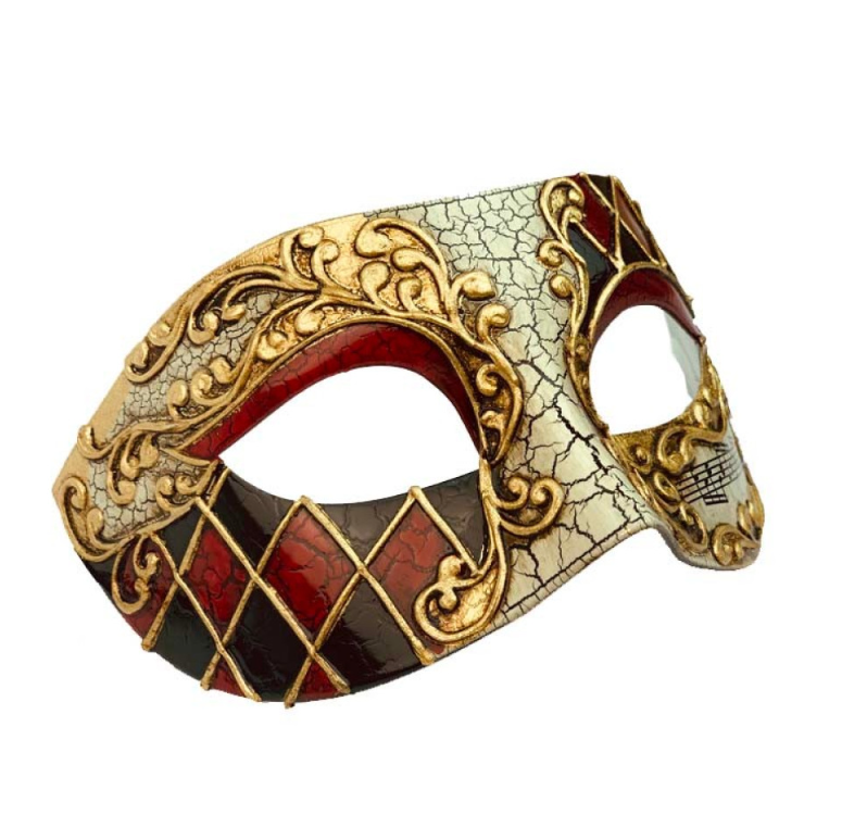 Diamond Pattern Venetian Mask
