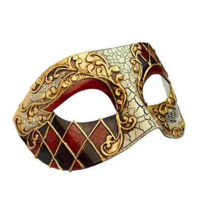 Diamond Pattern Venetian Mask