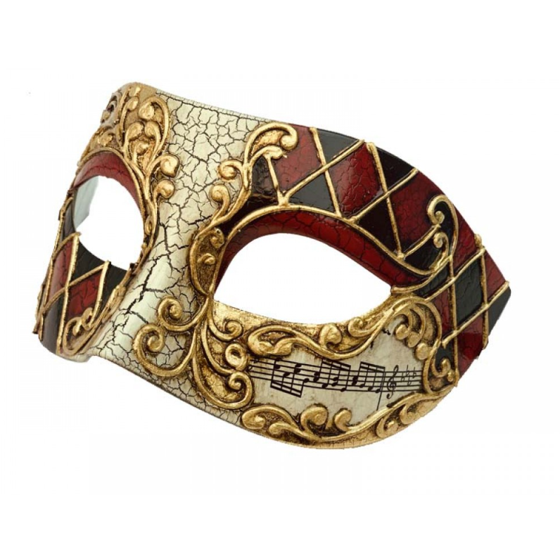 Diamond Pattern Venetian Mask