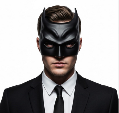 Batman style mask Black