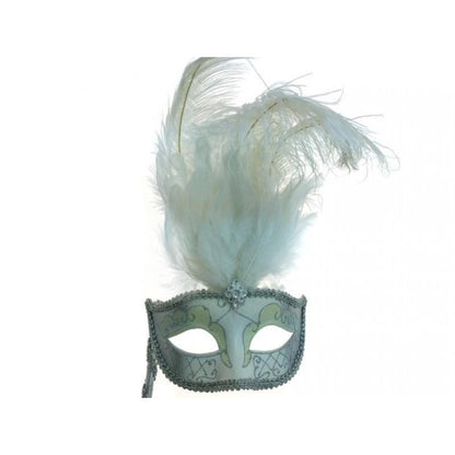 Feather Mask With Stick