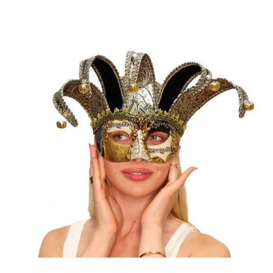 Venetian Jester Half Mask