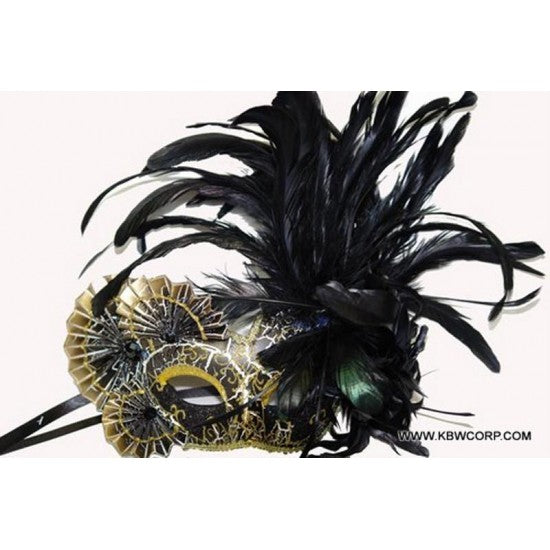 Venetian Mask Feather Aside
