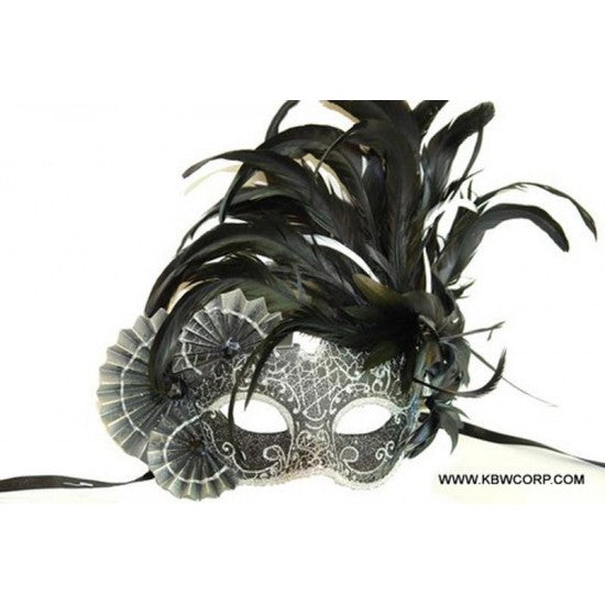 Venetian Mask Feather Aside