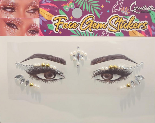 Face Gem Stikers