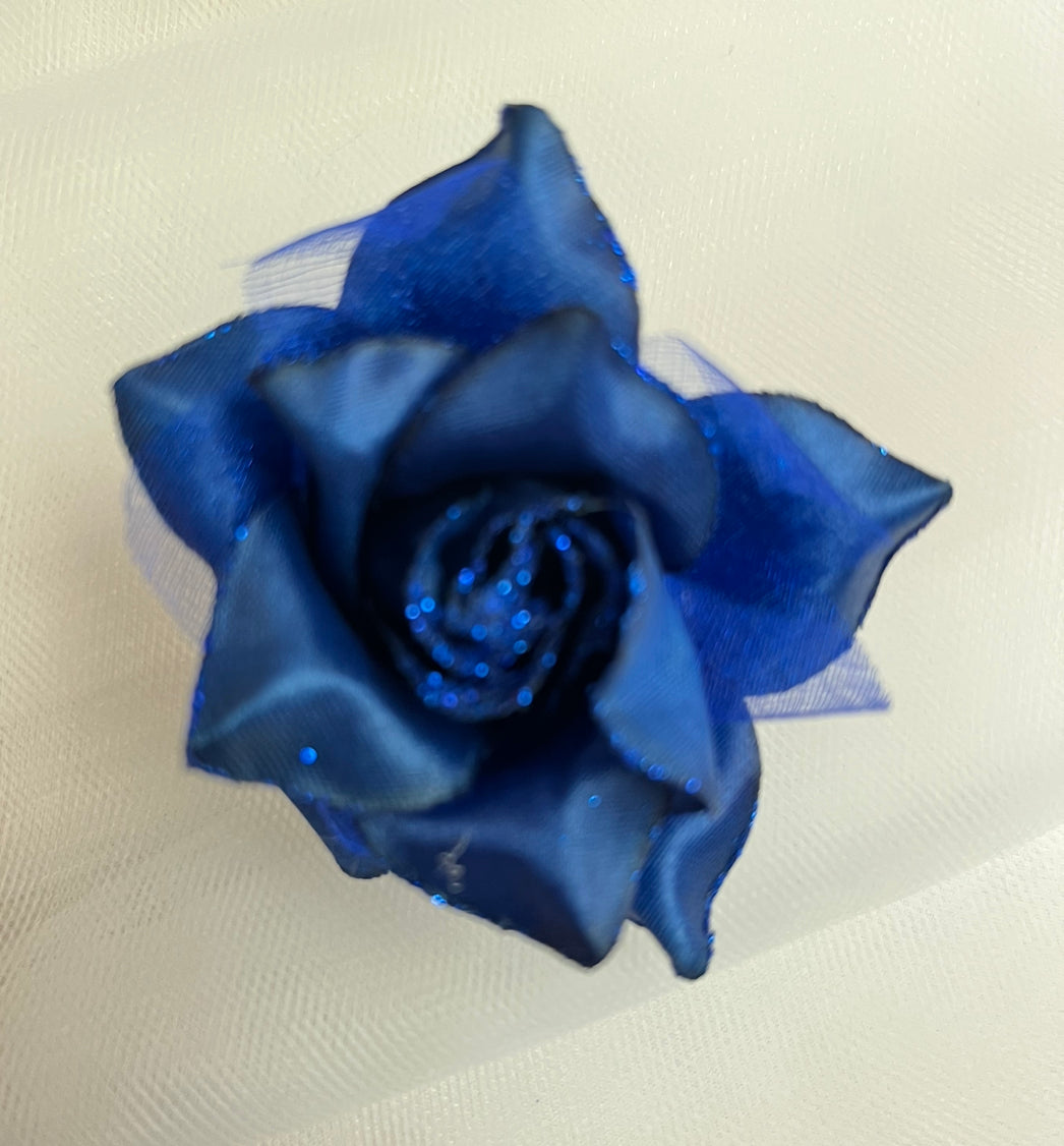 Mini flower hair clip