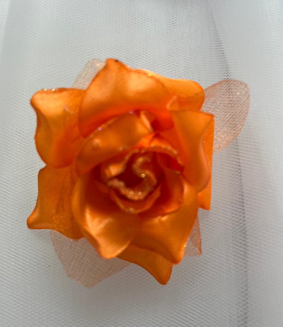 Mini flower hair clip