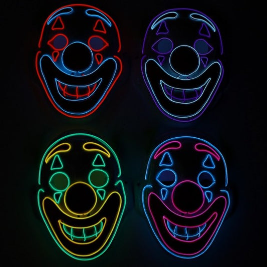 Light-Up Happy Clown Mask