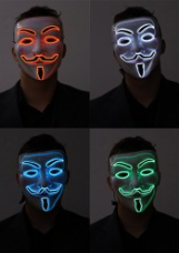 Light-Up Vendetta Mask
