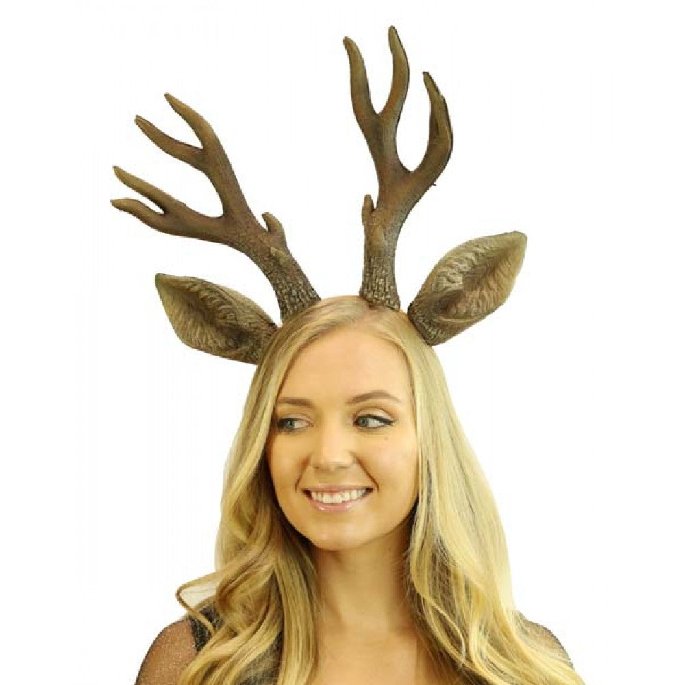 Antler Headband with Ears