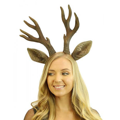 Antler Headband with Ears