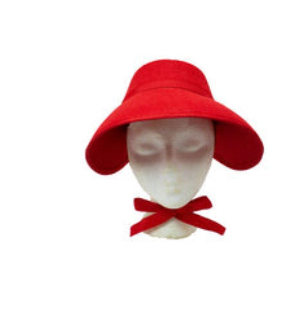 Red Bonnet Hat