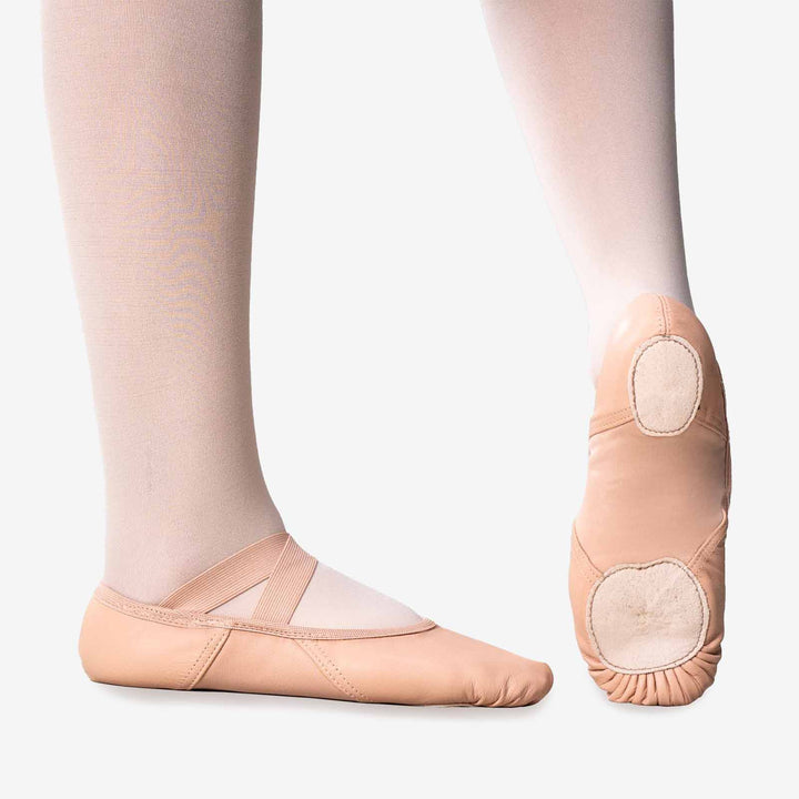 Ruby Split Sole Leather Ballet Shoe