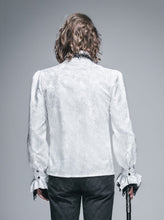 Load image into Gallery viewer, Palace style mens gothic shirt with removable tie

