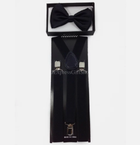 Bow Tie & Suspender Set