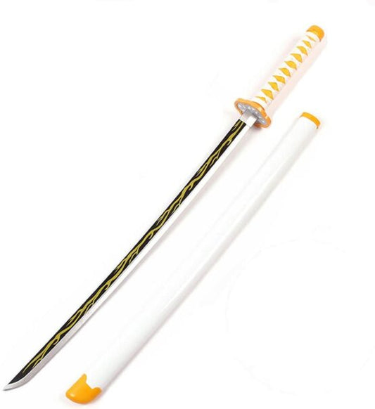 41″ Bamboo Blade Demon Sword – White/Yellow