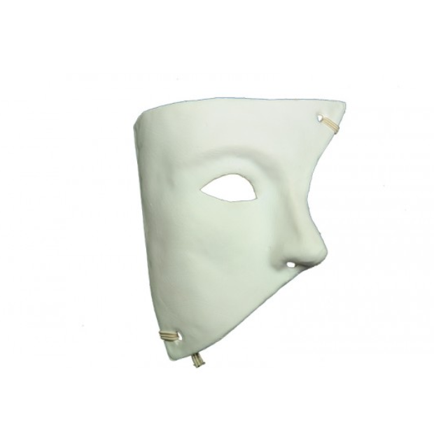 White Triangle Half Mask
