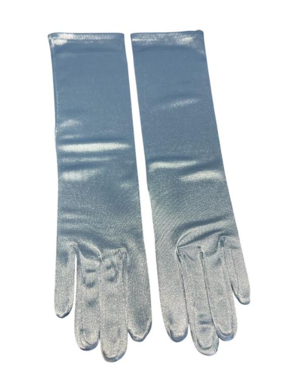 Long Adult Satin Gloves