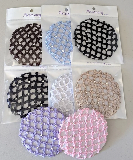 Bun cover with Rhinestone
