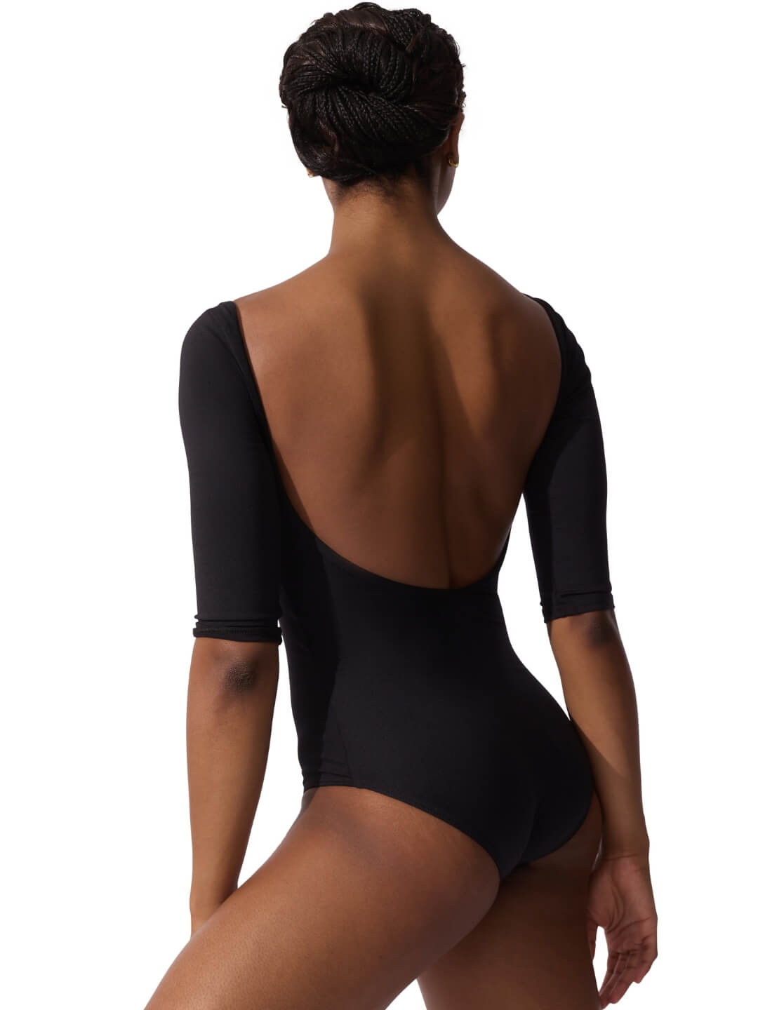 Boatneck 3/4 Sleeve Leotard