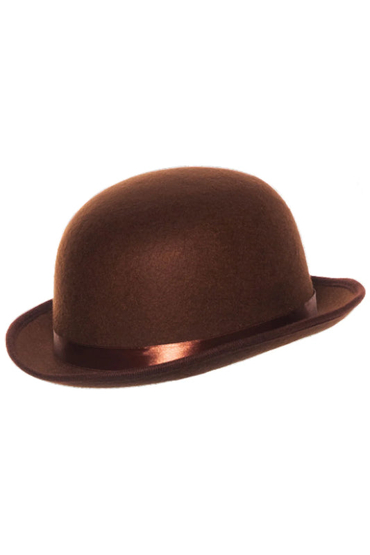 Brown Bowler Hat