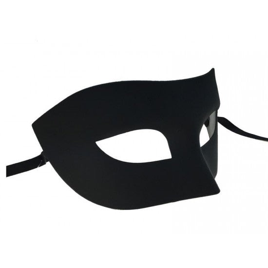 Plastic Venetian Mask Black