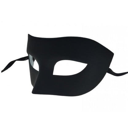 Plastic Venetian Mask Black