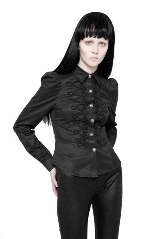 Gothic Military Long Sleeve Shirt