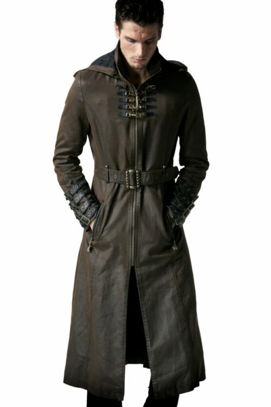 Steampunk Coat with Belts