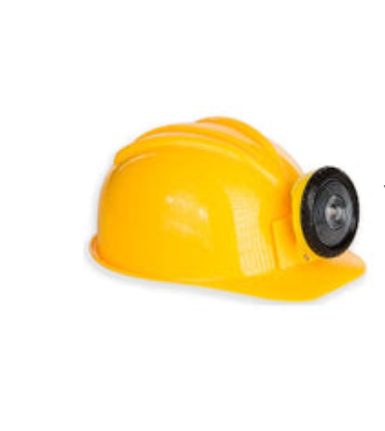Yellow Miner Helmet