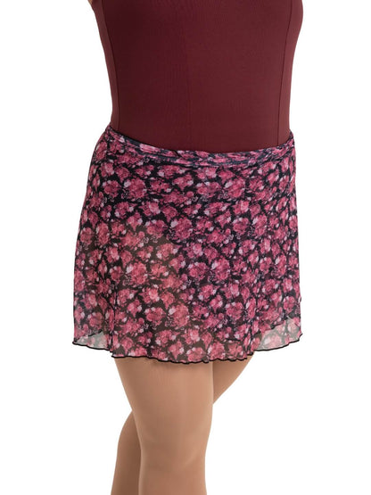Le Jardin Printed Mesh Wrap Skirt