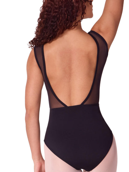 Asymmetrical Boat Neck Leotard