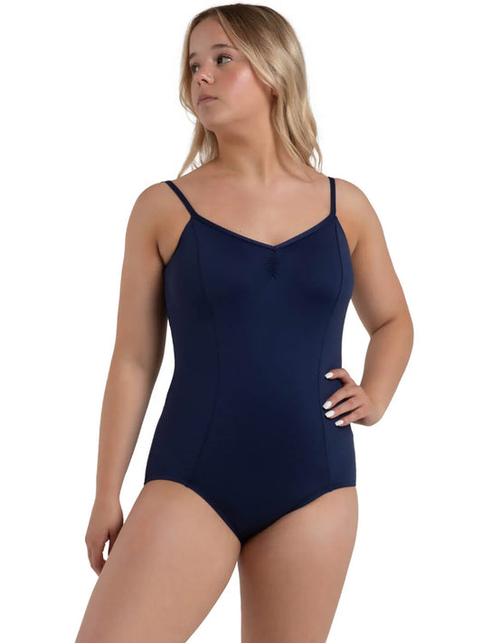 Dual Pinch Camisole Leotard with Princess Seams