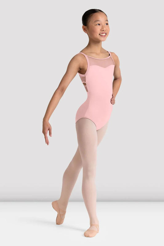 Girls Jazz Floral Cross Back Leotard