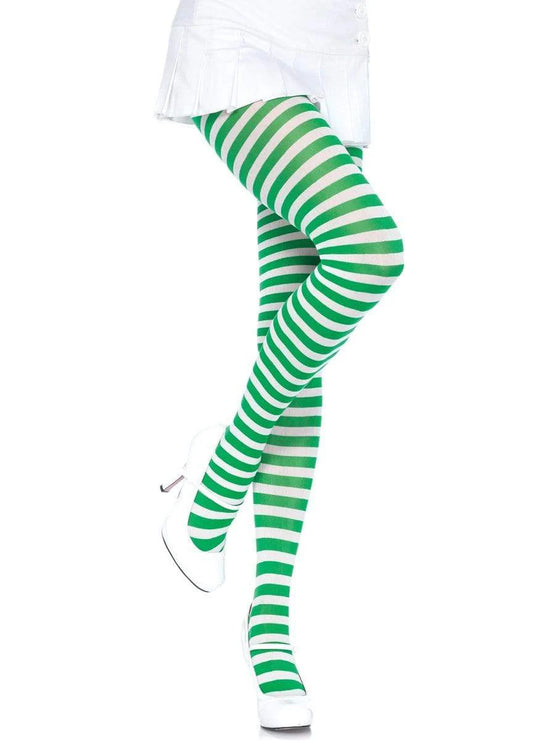Nylon Stripe Tights