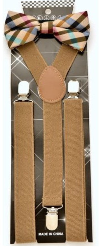 Bow tie & Suspender Set