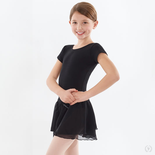 Girls Double Layer Chiffon Pull On Skirt